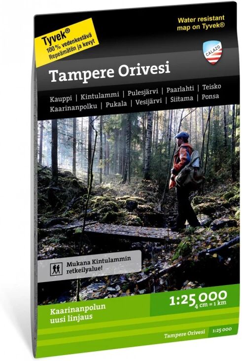 Calazo förlag Tampere Orivesi 1:25.000 Sort Sort OneSize