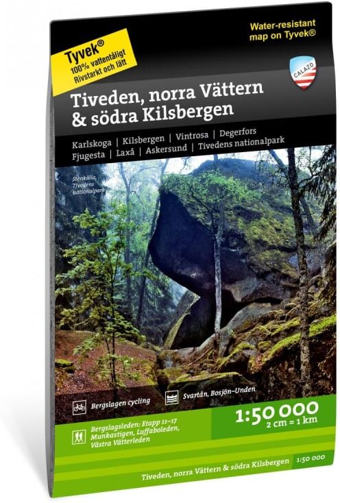 Calazo förlag Tiveden, Norra Vättern & södra Kilsbergen 1:50.000 Sort Sort OneSize Calazo förlag Tiveden, Norra Vättern & södra Kilsbergen 1:50.000 Sort Sort OneSize