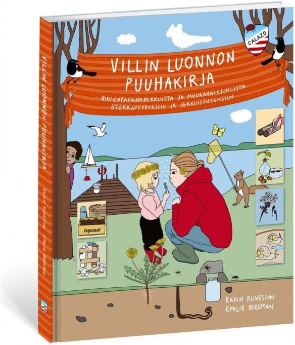 Calazo förlag Villin luonnon puuhakirja Orange Orange OneSize Calazo förlag Villin luonnon puuhakirja Orange Orange OneSize
