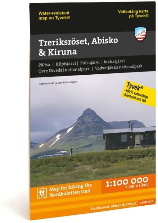 Calazo förlag Treriksröset, Abisko & Kiruna 1:100.000 Sort Sort OneSize Calazo förlag Treriksröset, Abisko & Kiruna 1:100.000 Sort Sort OneSize