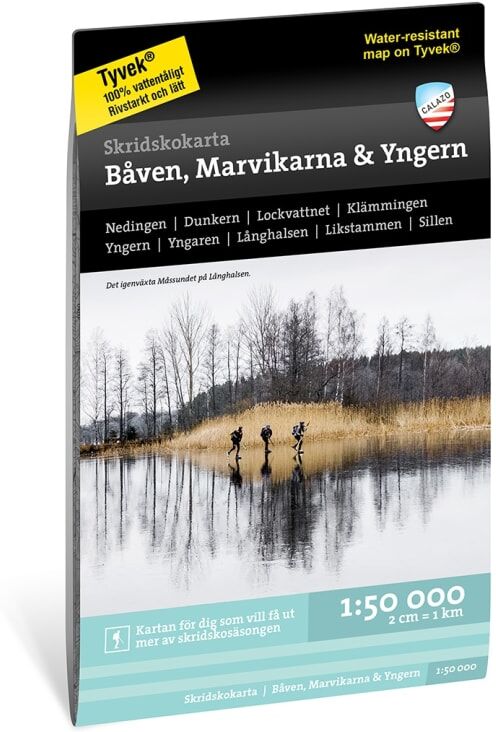 Calazo förlag Skridskokarta Båven, Marvikarna & Yngern Sort Sort OneSize Calazo förlag Skridskokarta Båven, Marvikarna & Yngern Sort Sort OneSize
