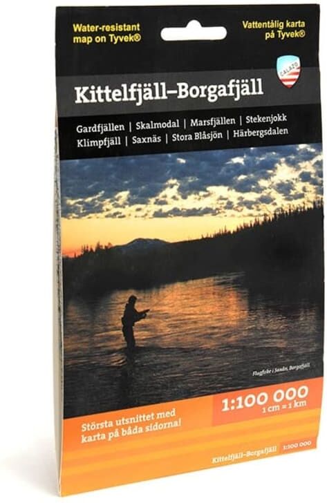 Calazo förlag Kittelfjäll – Borgafjäll 1:100 000 Sort Sort OneSize Calazo förlag Kittelfjäll – Borgafjäll 1:100 000 Sort Sort OneSize