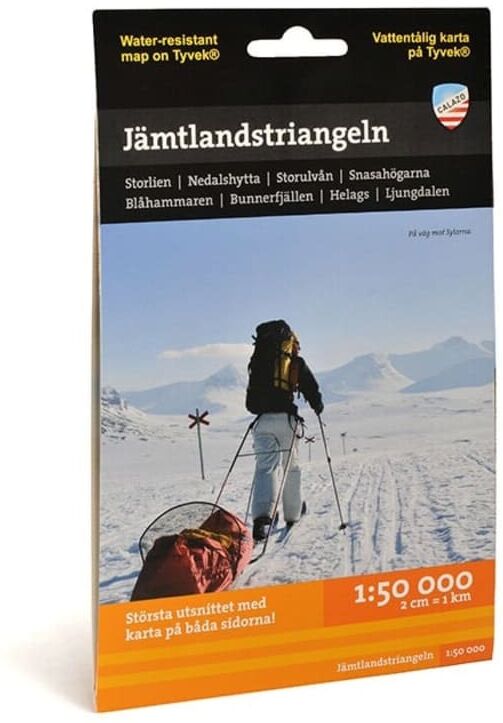 Calazo förlag Jämtlandstriangeln 1:50.000 Sort Sort OneSize Calazo förlag Jämtlandstriangeln 1:50.000 Sort Sort OneSize