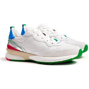 Lloyd 13-702-31 Dame Sneaker Bianco/offwhite/aral/silber Str. 40