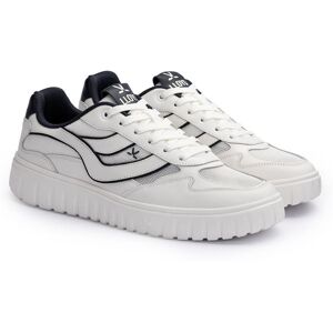 Lloyd Toro Wave Herre Sneaker White/piping Navy Str. 45 Lloyd Toro Wave Herre Sneaker White/piping Navy Str. 45