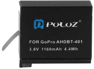 Puluz® Batteri 3.8V 1160mAh til HERO 4 Puluz® Batteri 3.8V 1160mAh til HERO 4