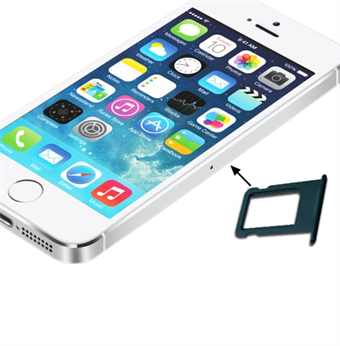 Apple Nano sim kort holder iPhone 5/5S (sort) Apple Nano sim kort holder iPhone 5/5S (sort)