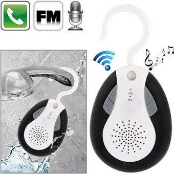 Apple Waterproof Bluetooth Shower Speaker m/ FM funktion og Mic.  - Sort Apple Waterproof Bluetooth Shower Speaker m/ FM funktion og Mic.  - Sort