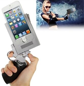 Apple iPhone 5 Revolver Holder - Sølv Apple iPhone 5 Revolver Holder - Sølv