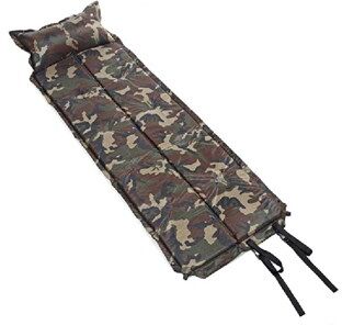 Selvoppusteligt Liggeunderlag m/hovedpude 185 x 60 cm i Camouflage Selvoppusteligt Liggeunderlag m/hovedpude 185 x 60 cm i Camouflage