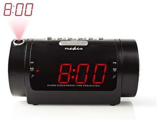 Digital Clockradio med Vækkeur og Projektor   0,9" LED   FM   Dobbelt Alarm   Snooze Digital Clockradio med Vækkeur og Projektor   0,9" LED   FM   Dobbelt Alarm   Snooze