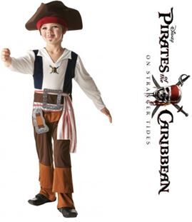 Kaptajn Jack Sparrow Kostume Kaptajn Jack Sparrow Kostume