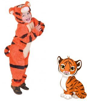 Tigerdyr Kostume Tigerdyr Kostume