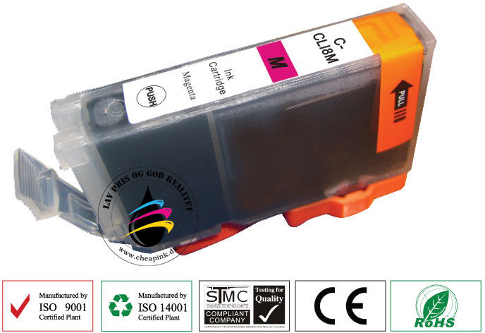 Canon Cli-8m (Kompatibel) Magenta 14ml Canon Cli-8m (Kompatibel) Magenta 14ml