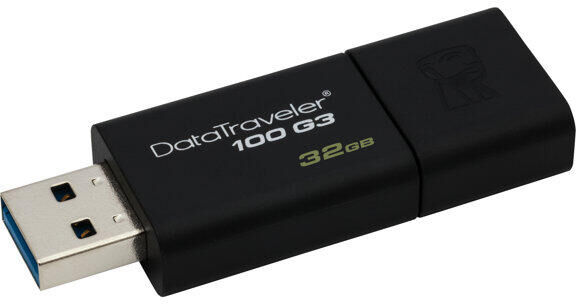 Kingston 32 Gb Datatraveler 100 G3 Usb 3.0 Kingston 32 Gb Datatraveler 100 G3 Usb 3.0