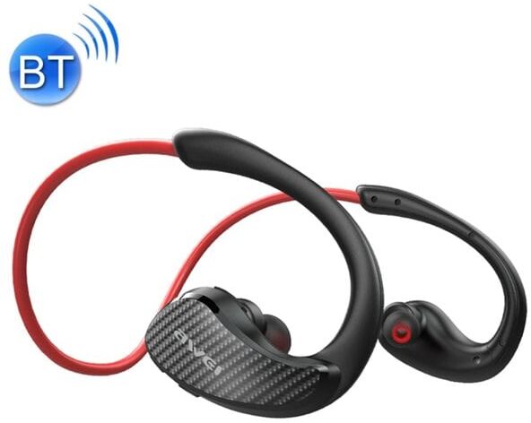 24hshop AWEI A881BL Sport Bluetooth Headset IPX4 - Rød