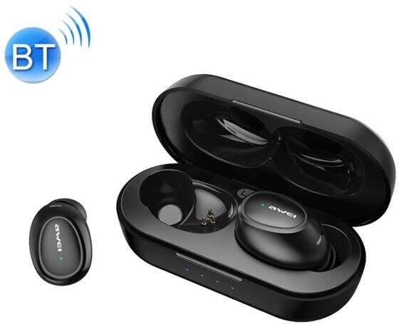 24hshop Trådløst Sportsheadset Awei T16 Bluetooth V5.0 - Sort