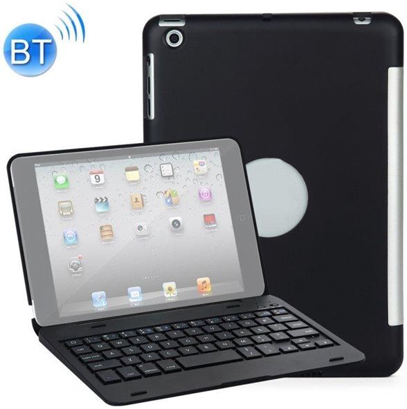 24hshop Etui med Tastatur til iPad mini 3 / 2 / 1