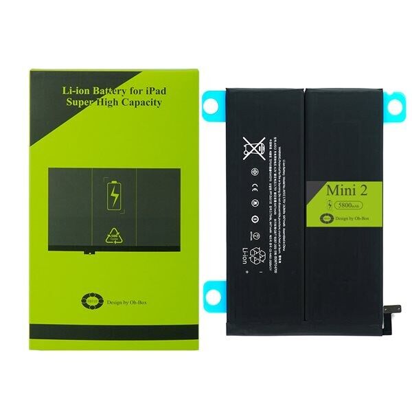 24hshop Oh-Box Batteri til iPad Mini 2