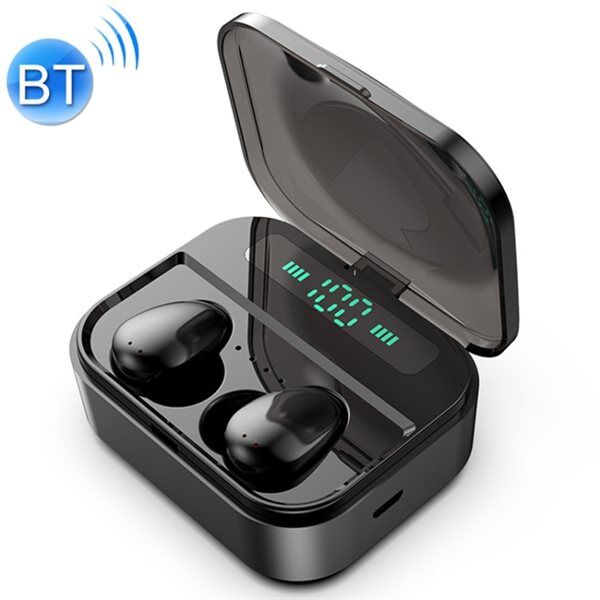 24hshop Trådløse Bluetooth høretelefoner med Ladebox