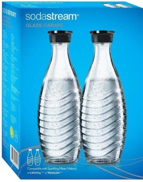 24hshop SodaStream DuoPack Glaskarafler (2 x 0,6 L) 24hshop SodaStream DuoPack Glaskarafler (2 x 0,6 L)