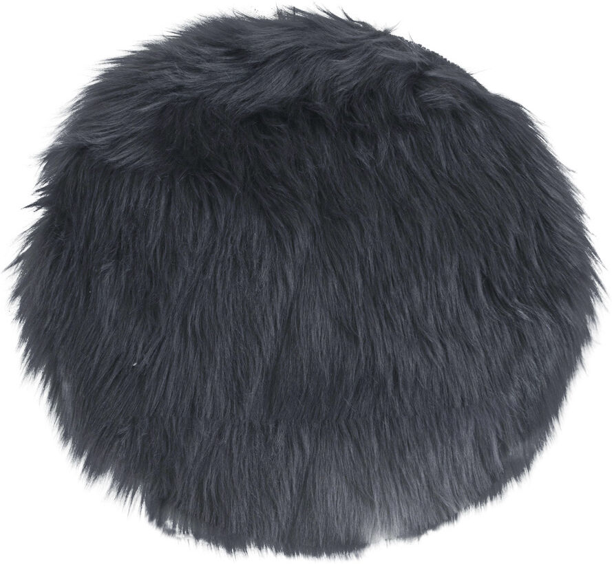 Laila lammmeskindshynde imiteret Ø35 cm grå. Laila lammmeskindshynde imiteret Ø35 cm grå.