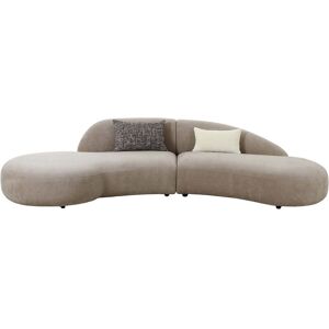 Venice sofa med 2 puder natur.