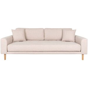 Lido sofa 3 personers inkl. 2 puder sandfarvet.