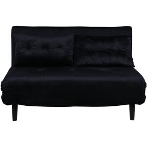 Vicky sovesofa velour sort.