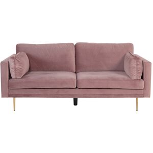 Boom sofa 3 personers velour rosa.