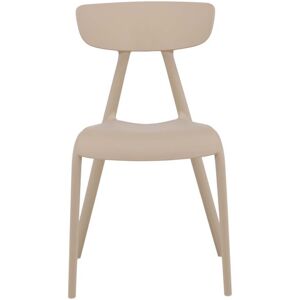 Ursholmen spisestuestol plast beige.