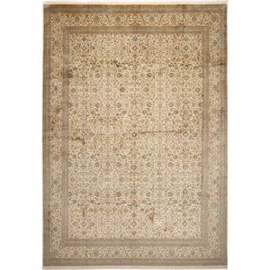 RugVista 306X436 Kashmir Pure Silke Taeppe Tæppe Beige/Orange Indien