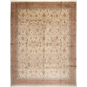 RugVista 304X389 Medaljon Stort Kashmir Pure Silke Taeppe Silke,