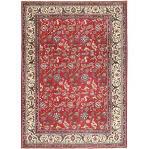 Håndknyttet. Oprindelse: Persia / Iran Persisk Tabriz Patina Tæppe 248X344 Rød/Beige (Uld, Persien/Iran)