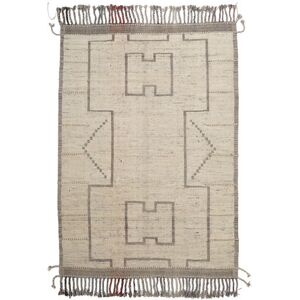 Håndknyttet. Oprindelse: Afghanistan 212X299 Taeppe Beige/Brun Ryatæppe