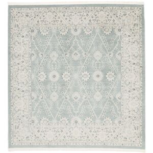 RugVista Ziegler Madison Tæppe - Lyseblå / Crème beige 200x200