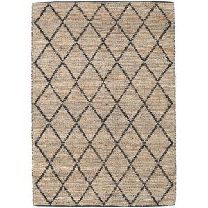 RugVista Serena Jute Tæppe - Beige / Sort 160x230