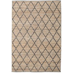 RugVista Serena Jute Tæppe - Beige / Sort 300x400