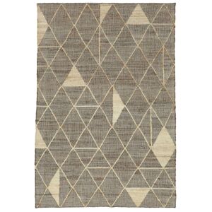 RugVista Berber Jute Tæppe - Grå / Beige 160x230