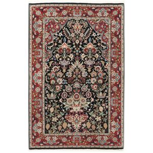 Håndknyttet. Oprindelse: Persia / Iran Ilam Sherkat Farsh silke Tæppe 105x155