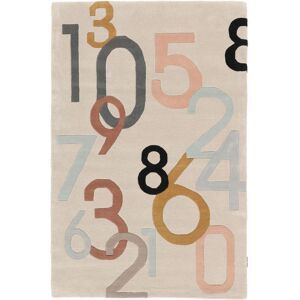 RugVista Lucky Numbers Tæppe - Beige / Multicolor 120x180