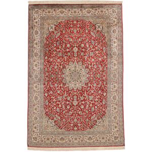 Håndknyttet. Oprindelse: India Kashmir pure silke 24 / 24 Quality Tæppe 122x187