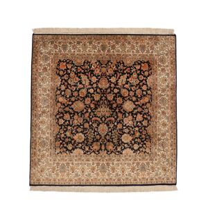 Håndknyttet. Oprindelse: India Kashmir pure silke 24 / 24 Quality Tæppe 120x128