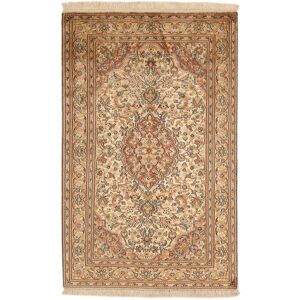 Håndknyttet. Oprindelse: India Kashmir pure silke 24 / 24 Quality Tæppe 79x125