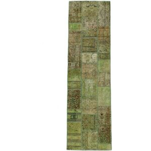 Håndknyttet. Oprindelse: Persia / Iran Patchwork Tæppe 75x255