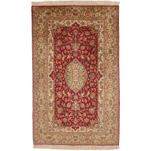 Håndknyttet. Oprindelse: India Kashmir pure silke 24 / 24 Quality Tæppe 79x126