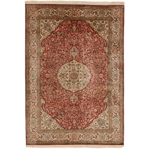 Håndknyttet. Oprindelse: India Kashmir pure silke 24 / 24 Quality Tæppe 131x186