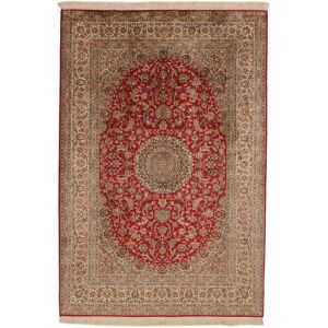 Håndknyttet. Oprindelse: India Kashmir pure silke 24 / 24 Quality Tæppe 128x187