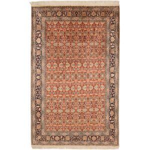 Håndknyttet. Oprindelse: India Kashmir pure silke 24 / 24 Quality Tæppe 116x183