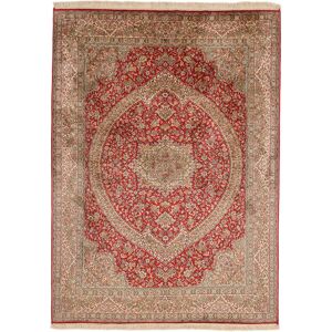 Håndknyttet. Oprindelse: India Kashmir pure silke 24 / 24 Quality Tæppe 156x215